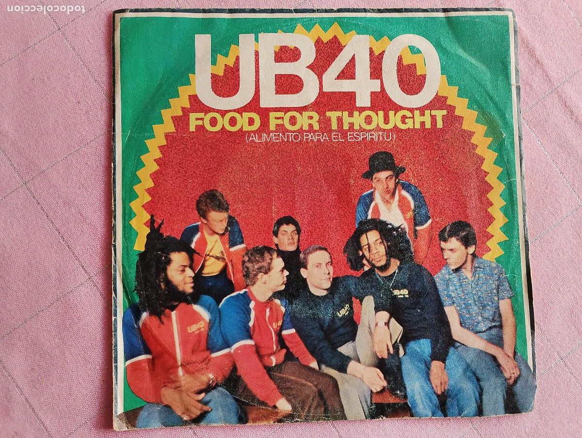Discos de vinilo: UB40 &ndash; Food For Thought = Alimento Para El Esp&iacute;ritu, 1980