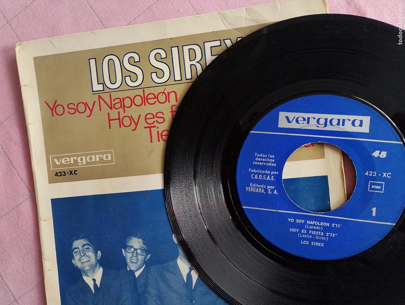 Discos de vinilo: Los Sirex &ndash; Yo Soy Napole&oacute;n, 1966 - Foto 3