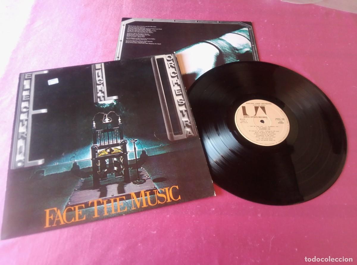 Discos de vinilo: ELECTRIC LIGHT ORCHESTRA FACE THE MUSIC 1977 LP L31 2-3