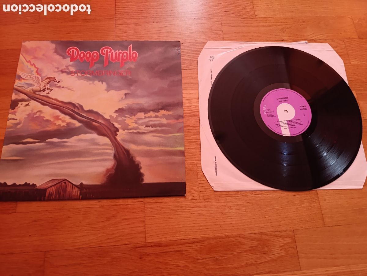 Discos de vinilo: Deep Purple - Stormbringer (lp 1974 vinilo copia brit&aacute;nica)
