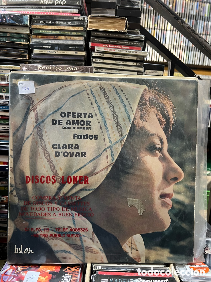Discos de vinilo: Oferta de amor don d&rsquo;amour fados Clara D&rsquo;ovar