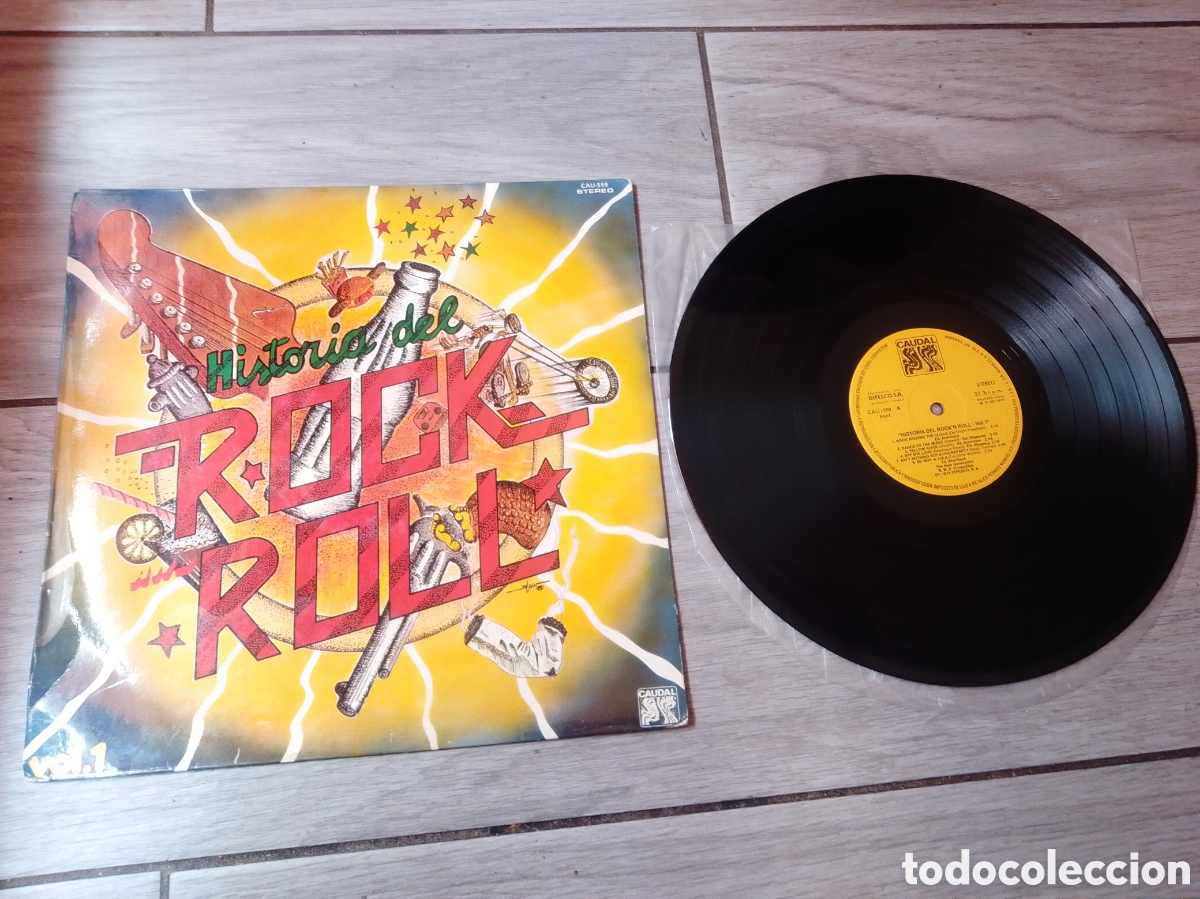 Discos de vinilo: THE NEW GENERACI&Oacute;N - HISTORIA DEL ROCK N ROLL - SPAIN - CAUDAL - L -