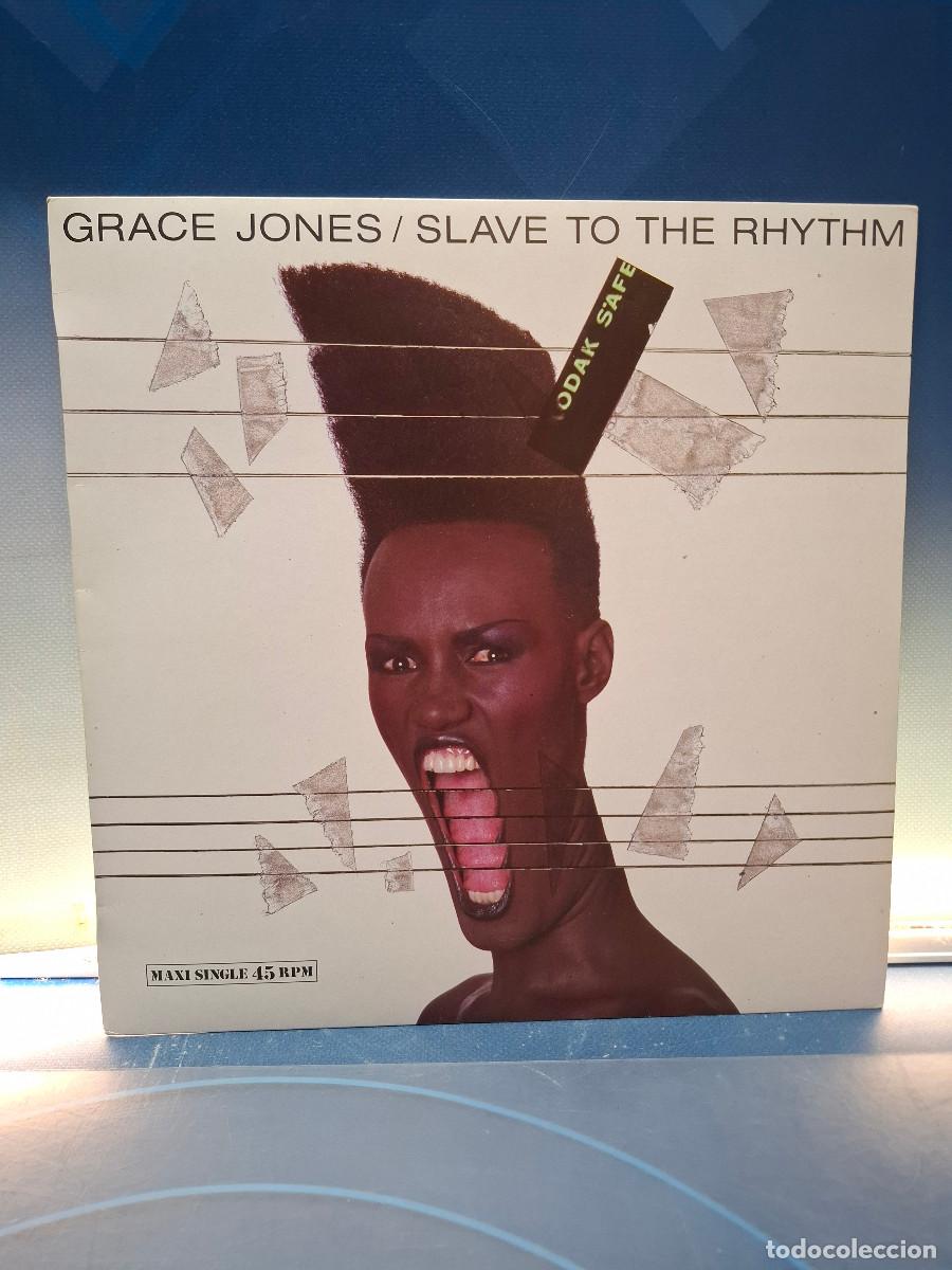 Discos de vinilo: Disco, Lp, Grace Jones , Slave To The Rhythm, 1985