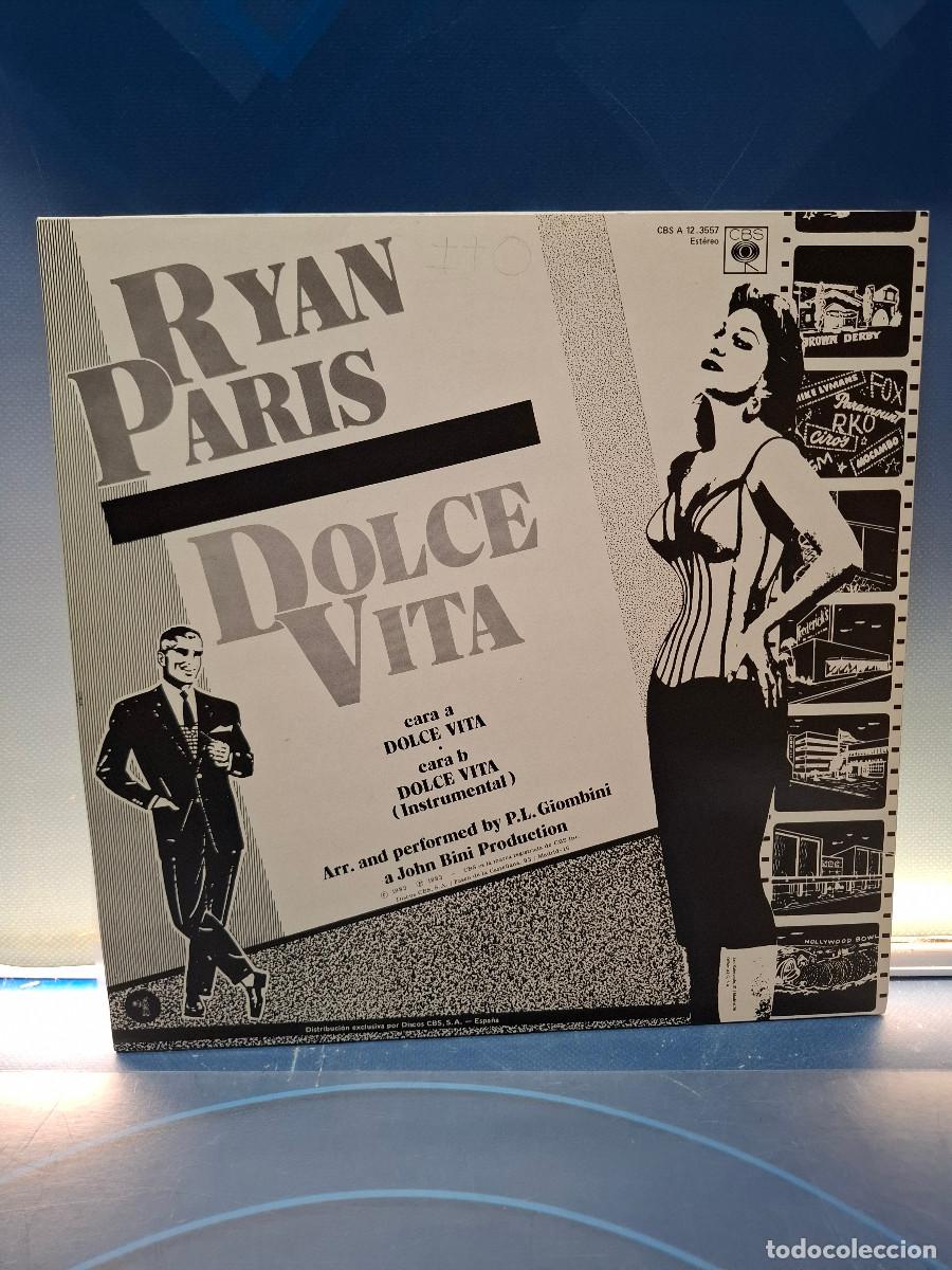 Discos de vinilo: Disco, Lp, Ryan Paris, Dolce Vita, 1983 - Foto 2
