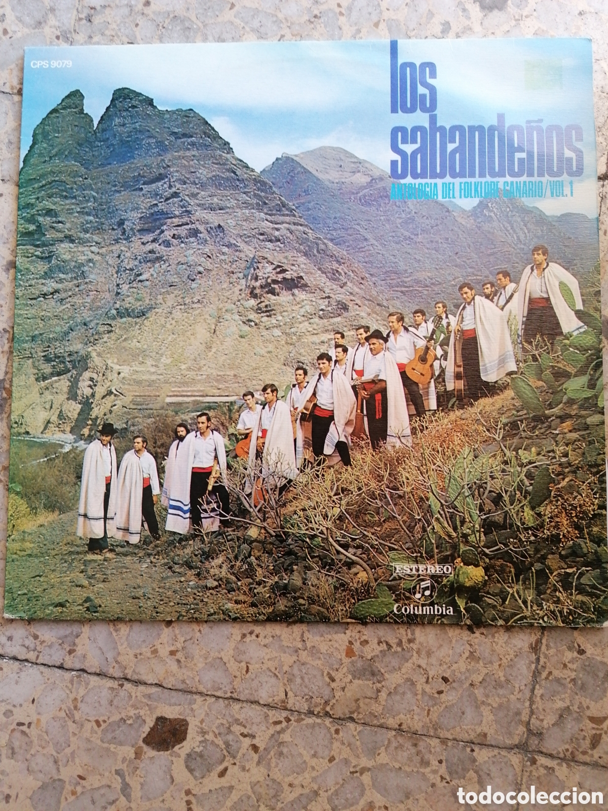 Discos de vinilo: LP LOS SABANDE&Ntilde;OS ANTOLOGIA DEL FOLKLORE CANARIO VOL 1 INSERT 1976