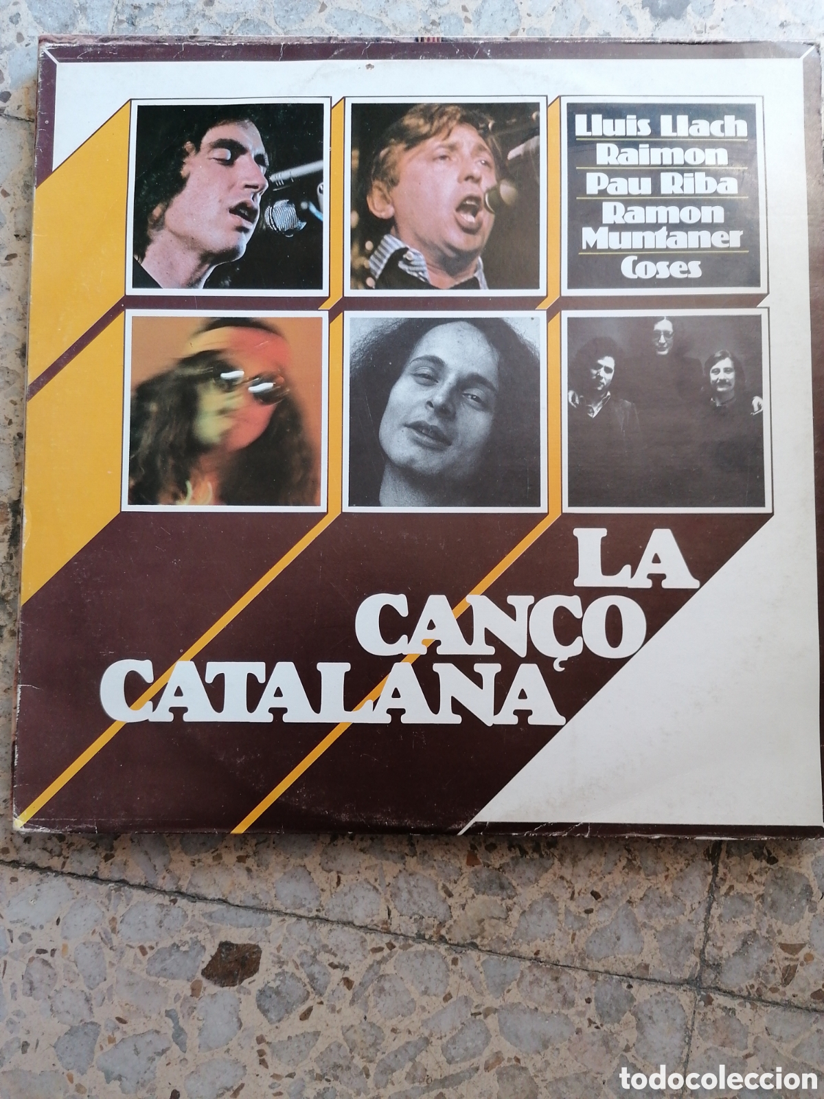 Discos de vinilo: LP LA CAN&Ccedil;O CATALANA LLUIS LLACH RAIMON PAU RIBA 1977