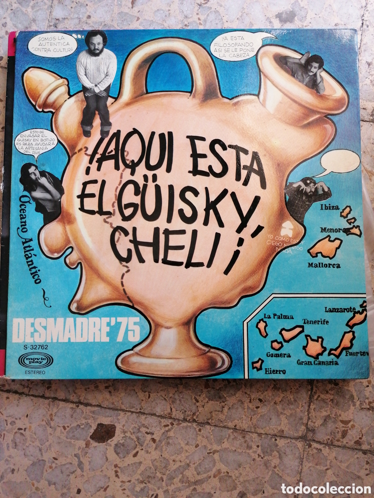 Discos de vinilo: LP DESMADRE 75 AQUI ESTA EL GUISKY CHELI PORTADA DOBLE