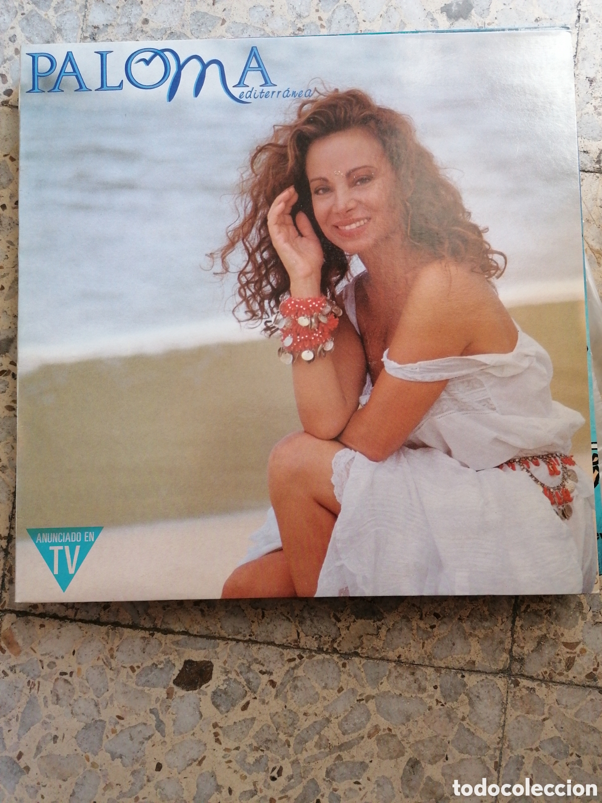 Discos de vinilo: LP PALOMA SAN BASILIO MEDITERRANEO 1992 INSERT