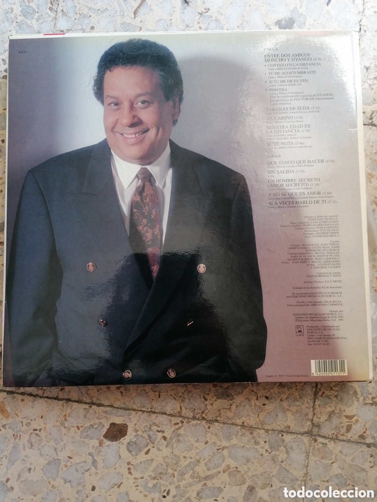 Discos de vinilo: LP MONCHO SABANAS DE SEDA 1993 - Foto 2