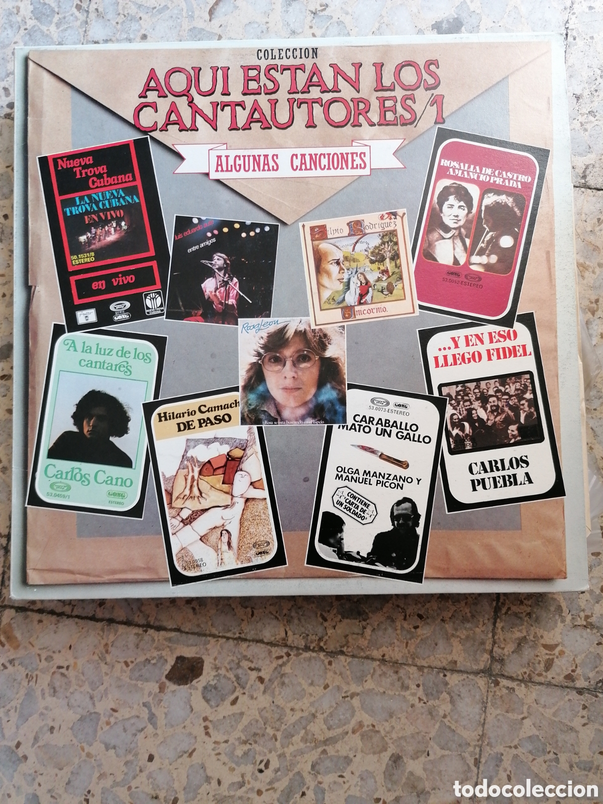 Discos de vinilo: LP AQUI ESTAN LOS CANTAUTORES 1 1983