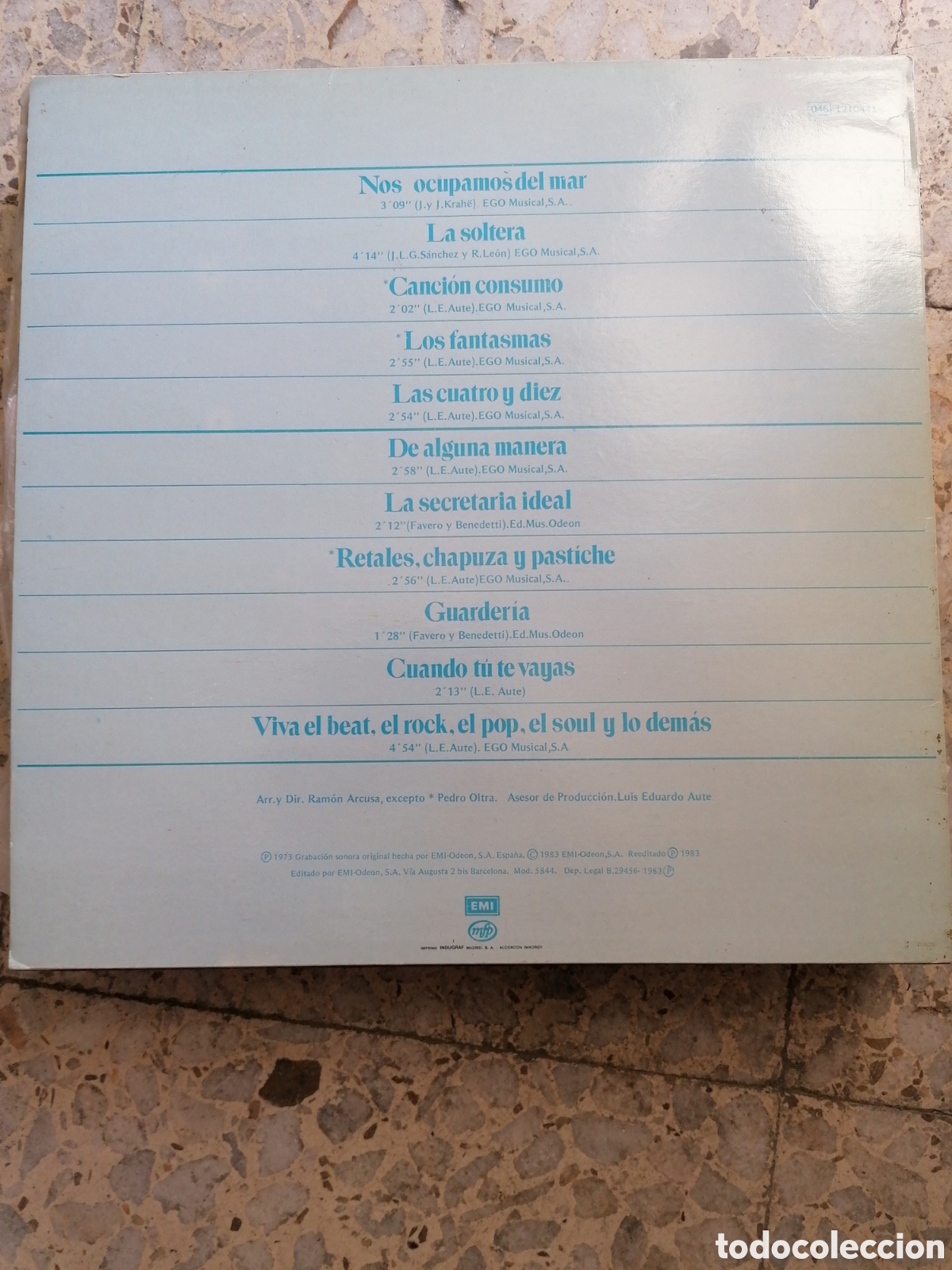Discos de vinilo: LP ROSA LEON DE ALGUNA MANERA 1986 - Foto 2