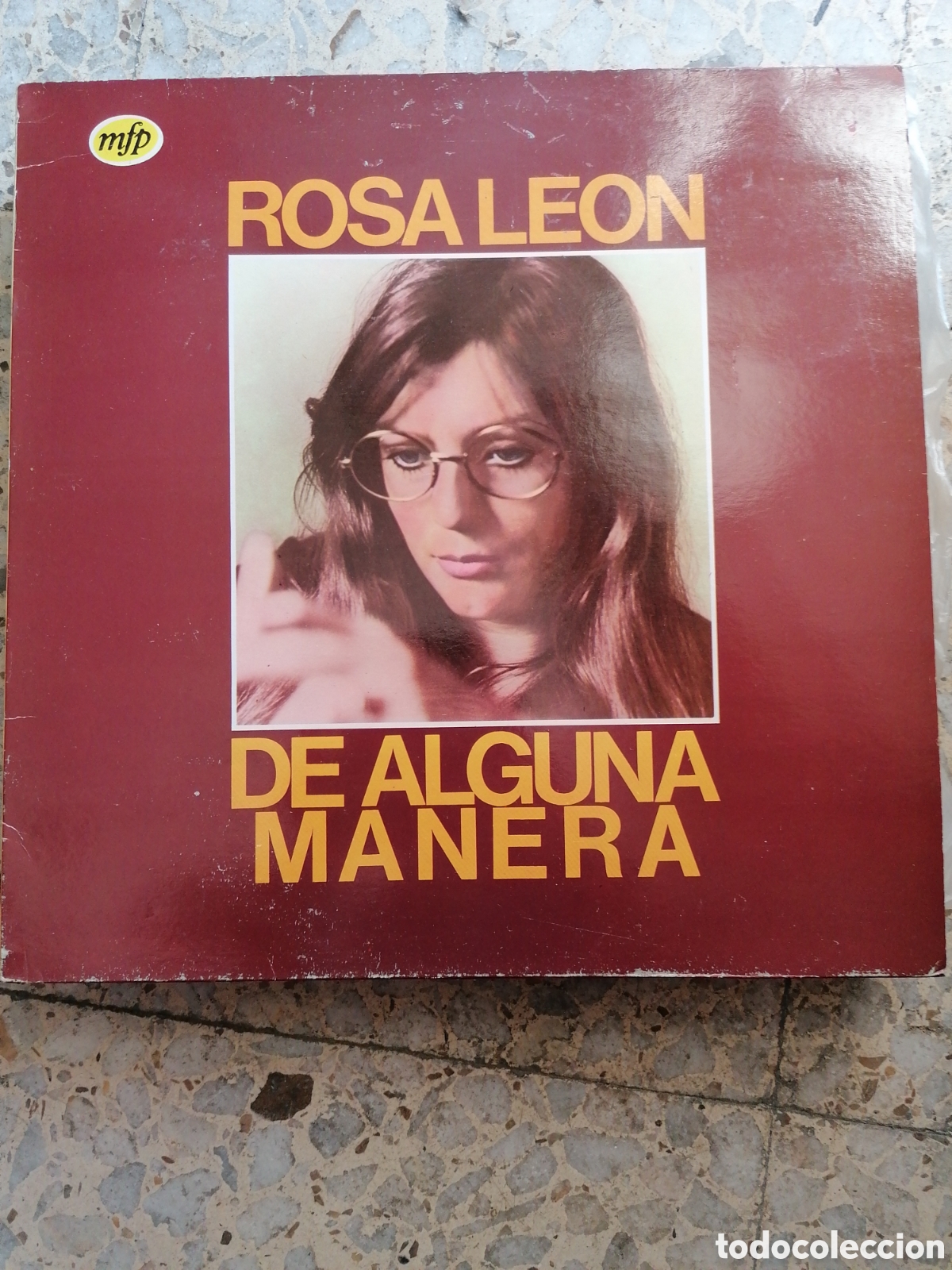 Discos de vinilo: LP ROSA LEON DE ALGUNA MANERA 1986 - Foto 1