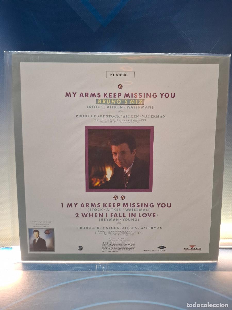 Discos de vinilo: Disco, Lp, Rick Astley, My Arms Keep Missing You, 1988 - Foto 2