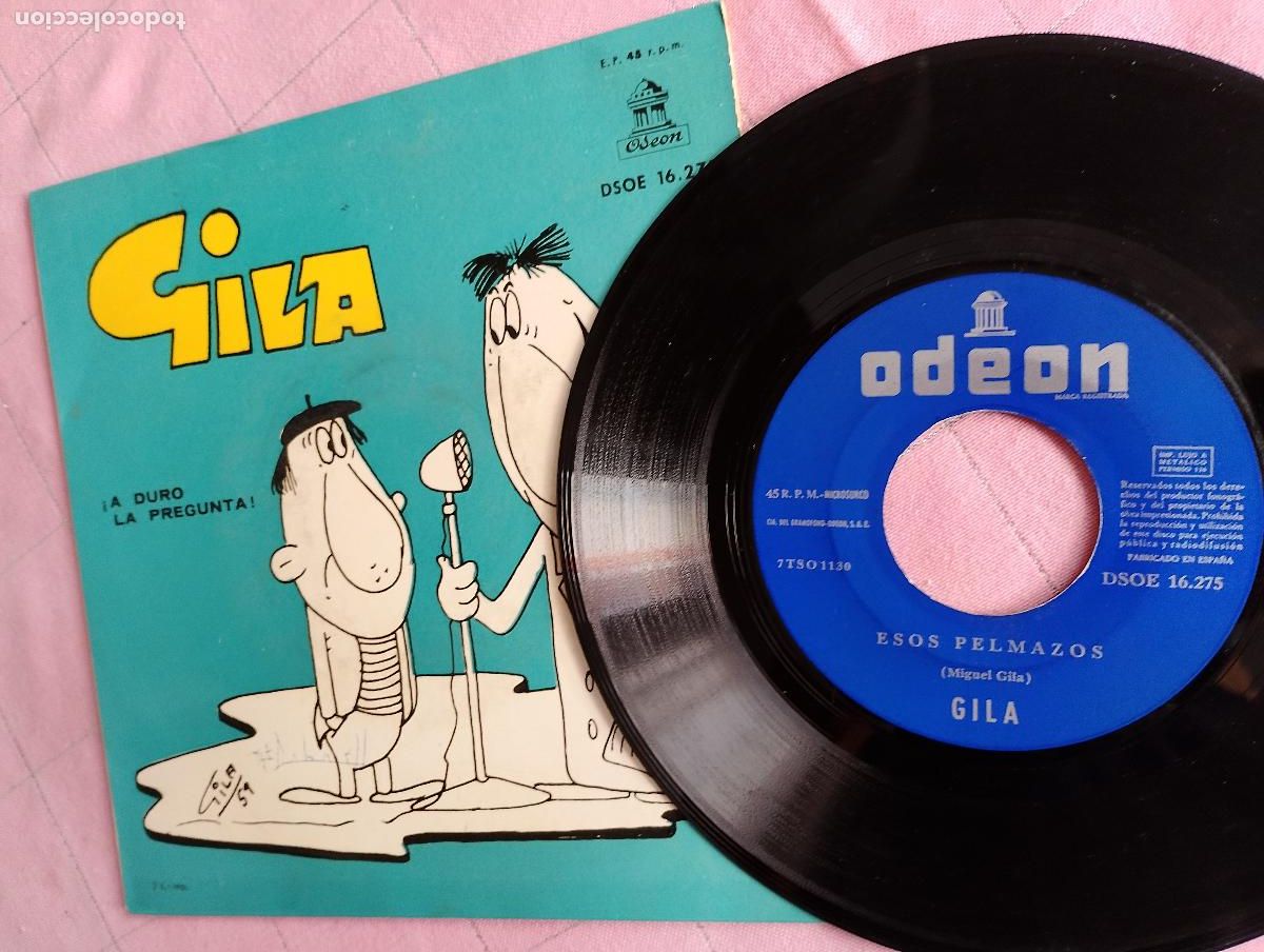 Discos de vinilo: Gila &ndash; A Duro La Pregunta, 1959 - Foto 3