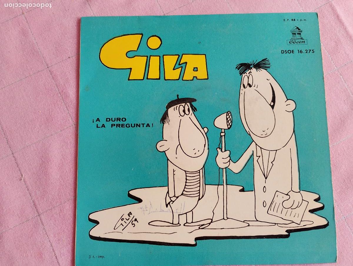Discos de vinilo: Gila &ndash; A Duro La Pregunta, 1959 - Foto 1