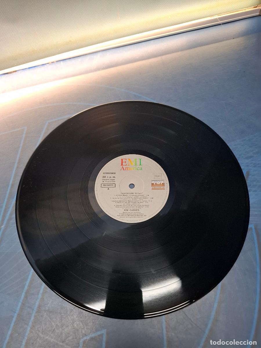Discos de vinilo: Disco, Lp, Kim Carnes, Lighthouse - Foto 3