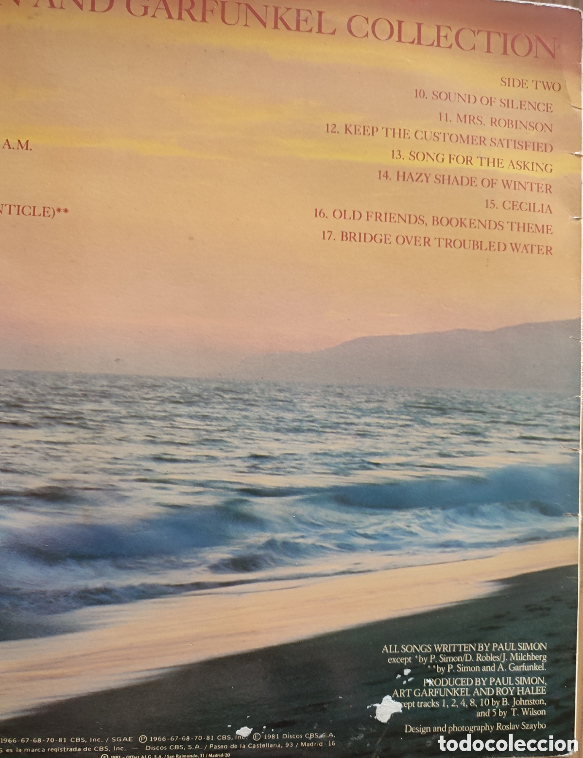 Discos de vinilo: LP SIMON & GARFUNKEL POP ROCK - Foto 2