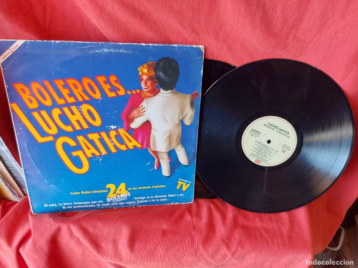 Discos de vinilo: LP BOLERO LUCHO GATICA 1990 (( PEDIDOS MINIMOS 10 &euro; ) , CAJA N&ordm;1 - LP
