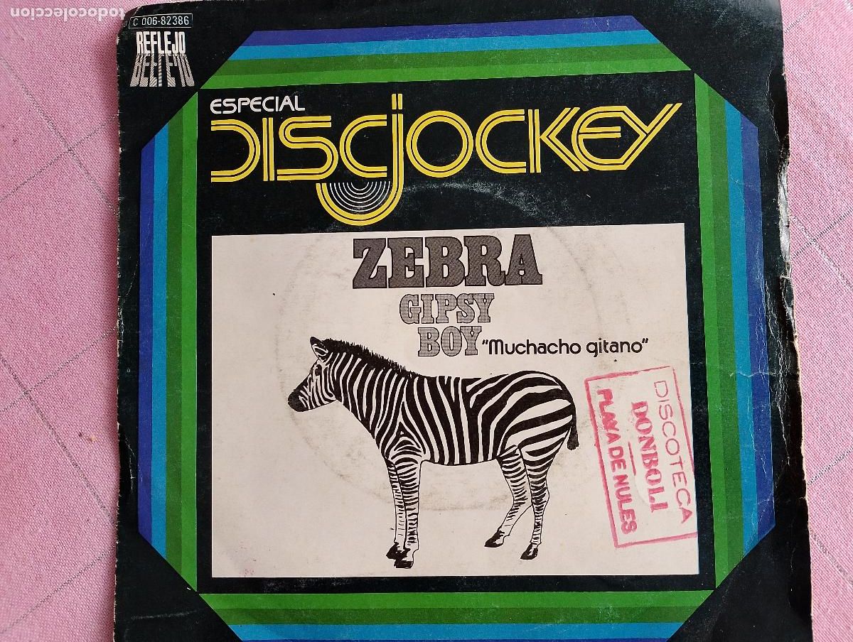 Discos de vinilo: Zebra &ndash; Gipsy Boy, 1977 - Foto 2