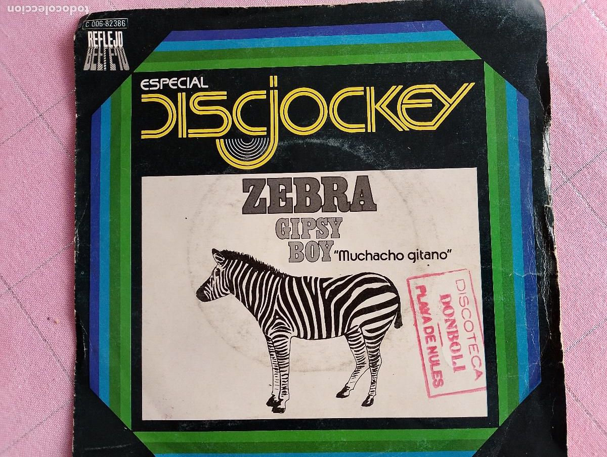 Discos de vinilo: Zebra &ndash; Gipsy Boy, 1977 - Foto 1