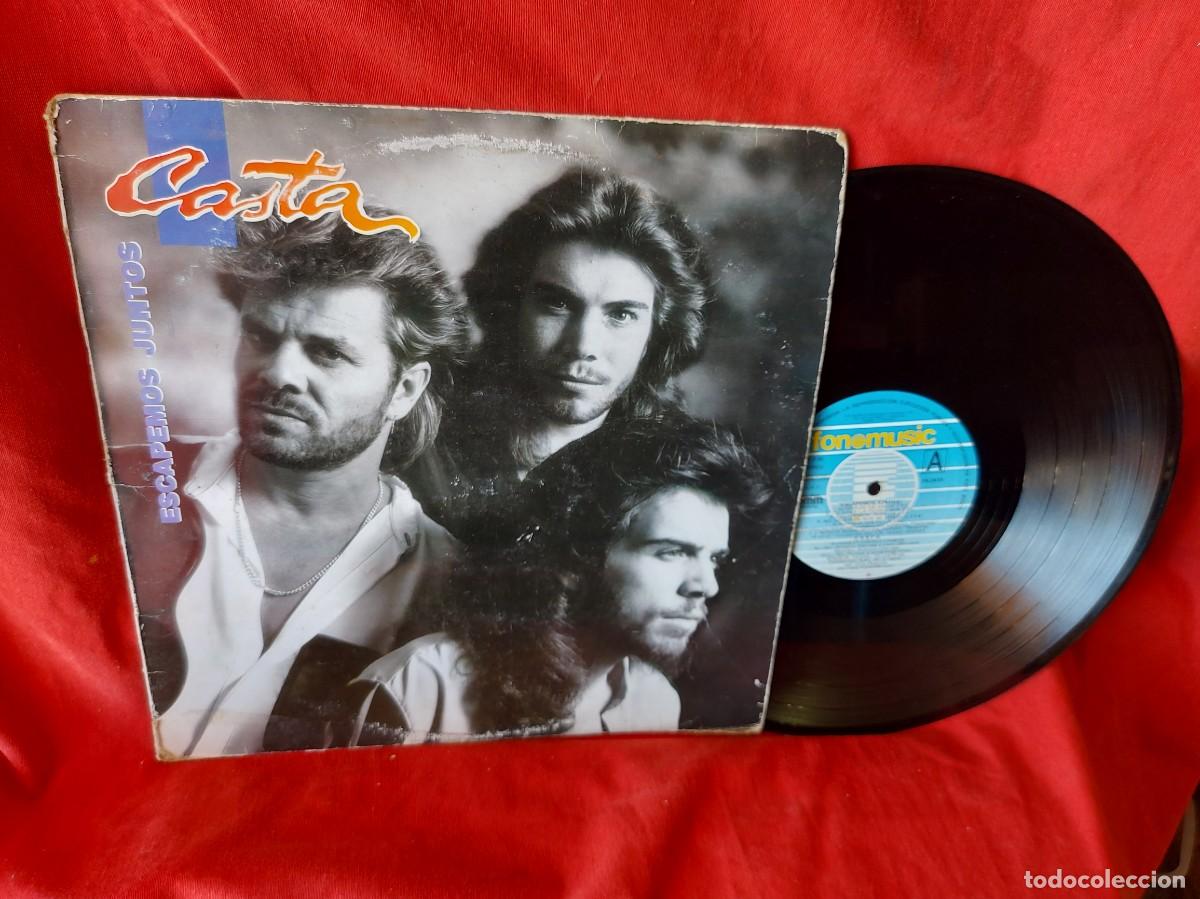 Discos de vinilo: LP CASTA ,ESCAPEMOS JUNTOS 1990 (( PEDIDOS MINIMOS 10 &euro; ) , CAJA N&ordm;1 - LP