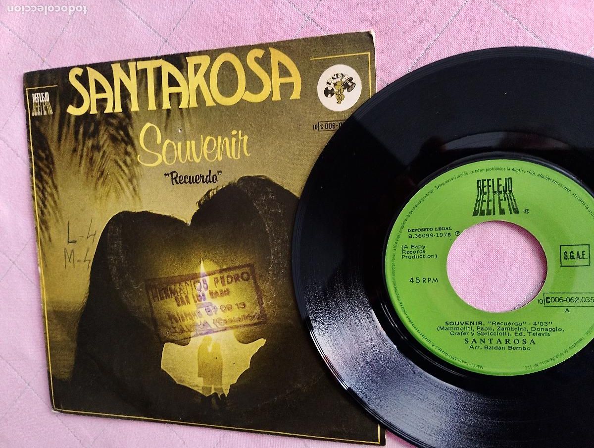 Discos de vinilo: Santarosa &ndash; Souvenir, 1978 - Foto 3