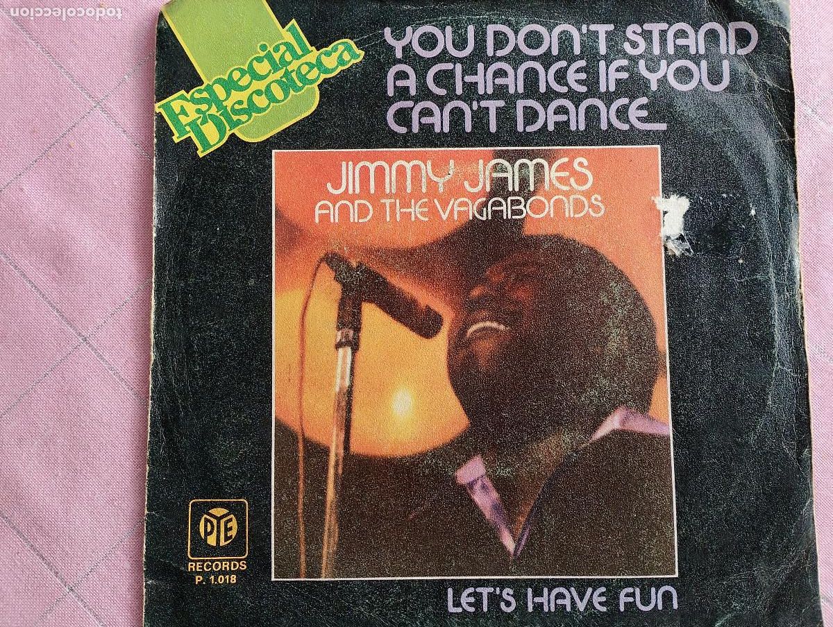 Discos de vinilo: Jimmy James & The Vagabonds &ndash; You Don't Stand A Chance If You Can' Dance, 1976