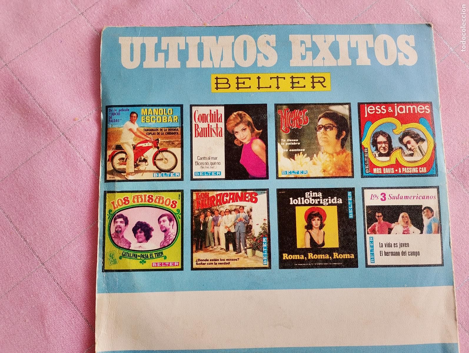 Discos de vinilo: V&iacute;ctor Manuel &ndash; El Cobarde / El Tren De Madera, 1970 - Foto 3