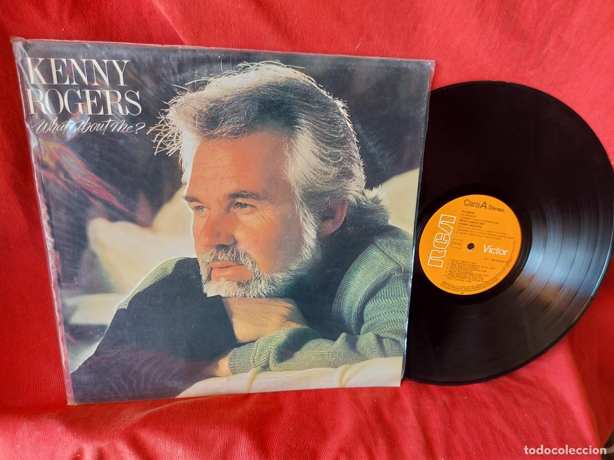Discos de vinilo: LP KENNY ROGERS WHAT ABOUT ME 1984(( PEDIDOS MINIMOS 10 &euro; ) , CAJA N&ordm;1 - LP