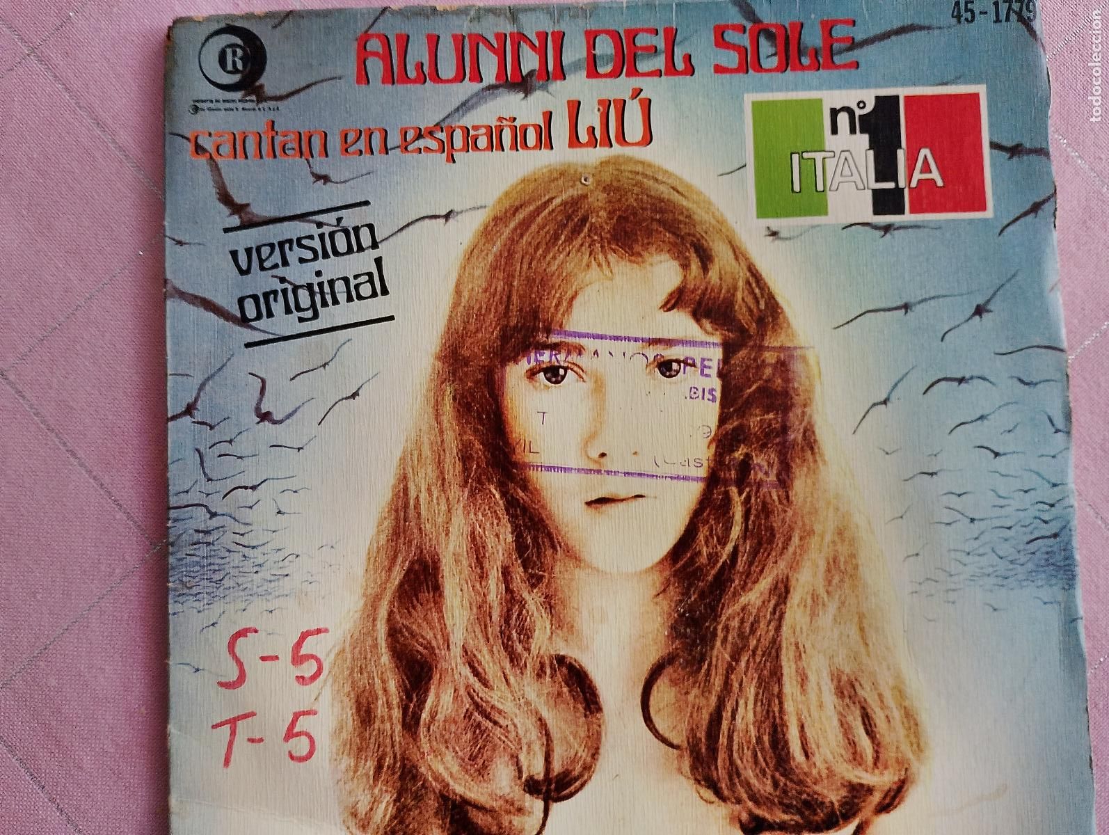 Discos de vinilo: Alunni Del Sole &ndash; Cantan En Espa&ntilde;ol Li&uacute;, 1978
