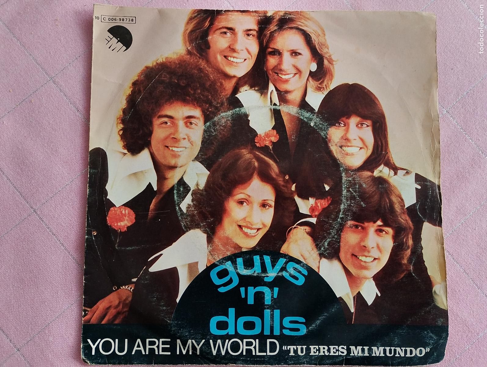 Discos de vinilo: Guys 'n Dolls &ndash; You Are My World, 1977