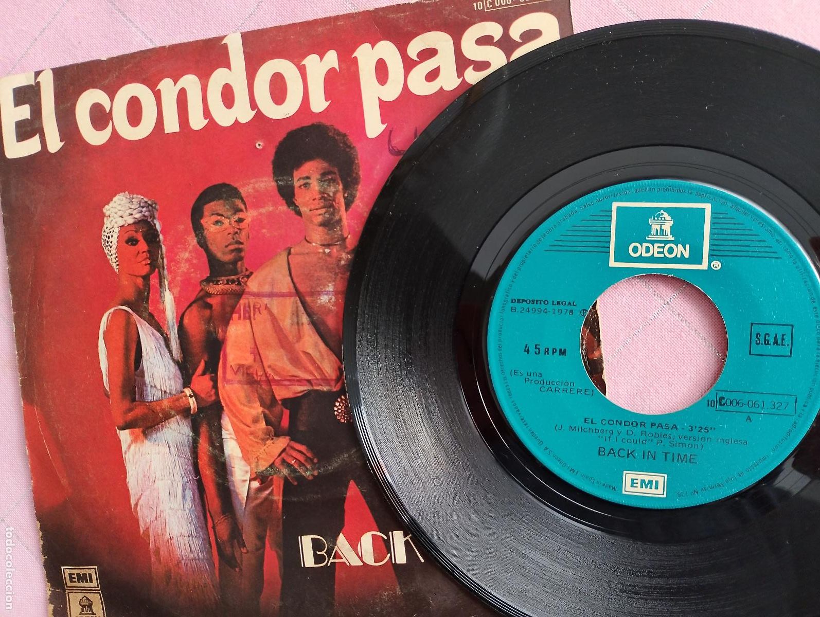 Discos de vinilo: Back In Time &ndash; El Condor Pasa, 1978 - Foto 4