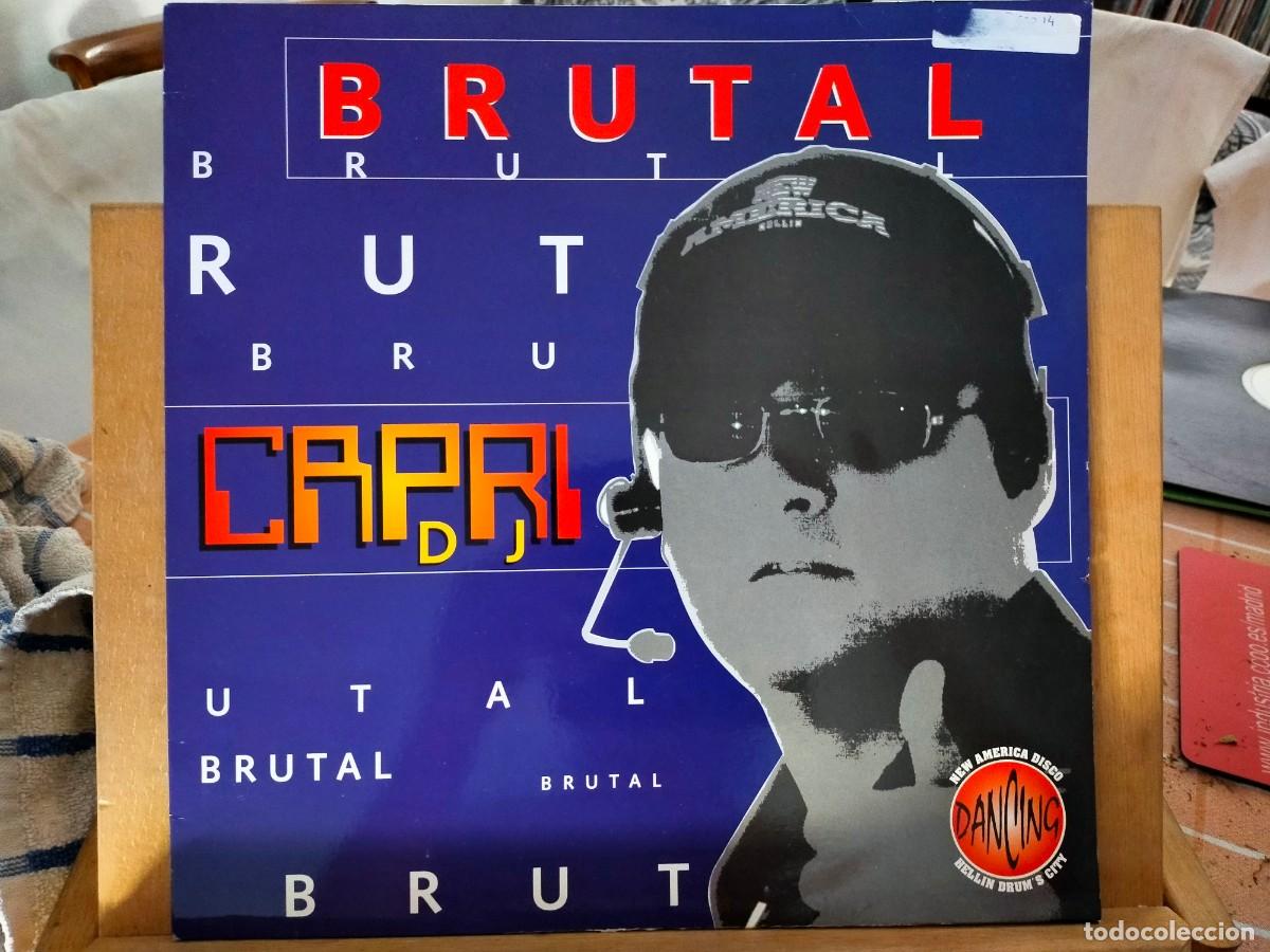 Discos de vinilo: DJ CAPRI. BRUTAL. CHRYSALIS. 3 VERSIONES. VER DESCRIPCI&Oacute;N. 1995