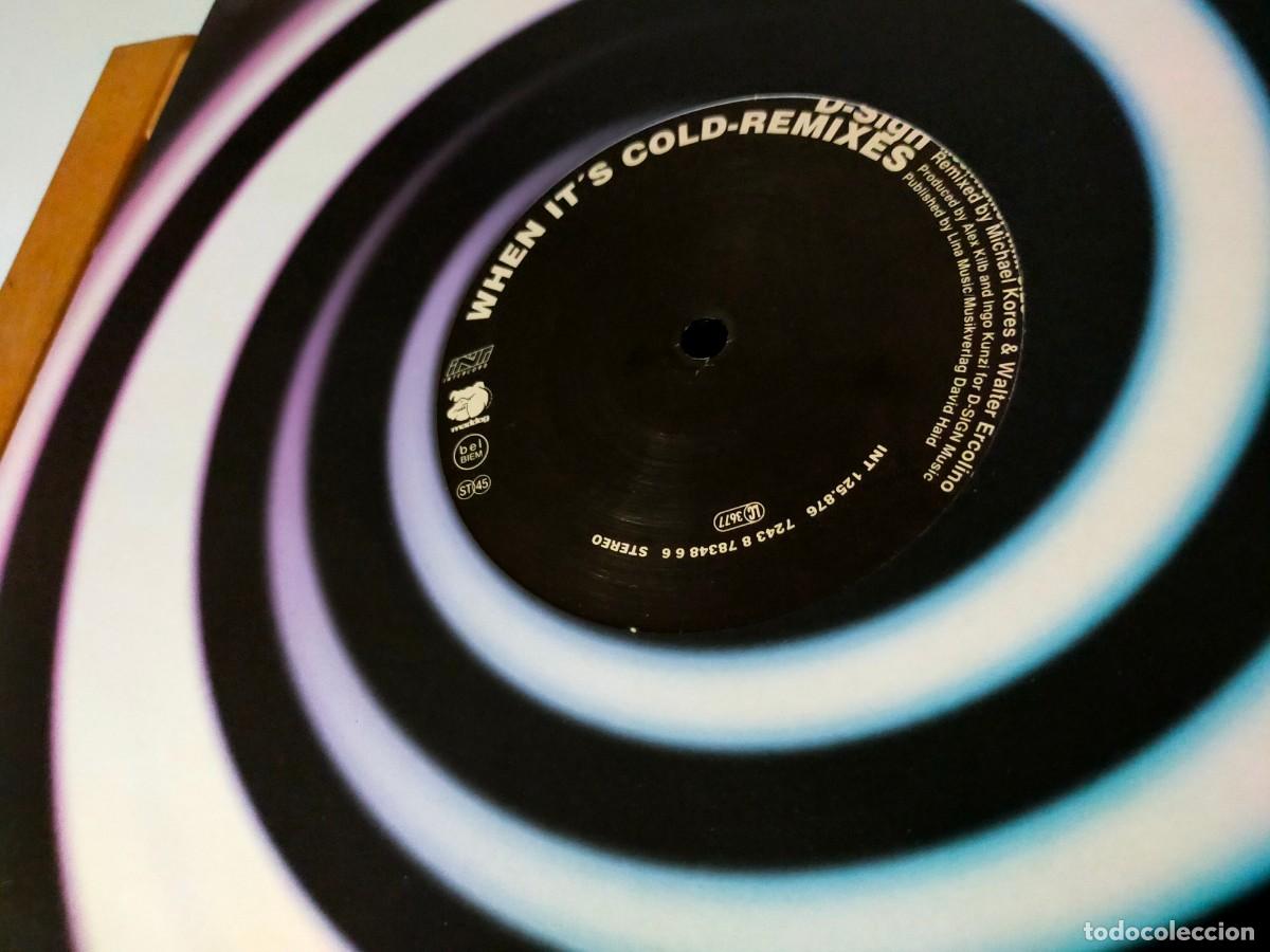 Discos de vinilo: D-SIGN. WHEN IT&acute;S COLD-REMIXES. VER DESCRIPCI&Oacute;N. 1995 - Foto 4