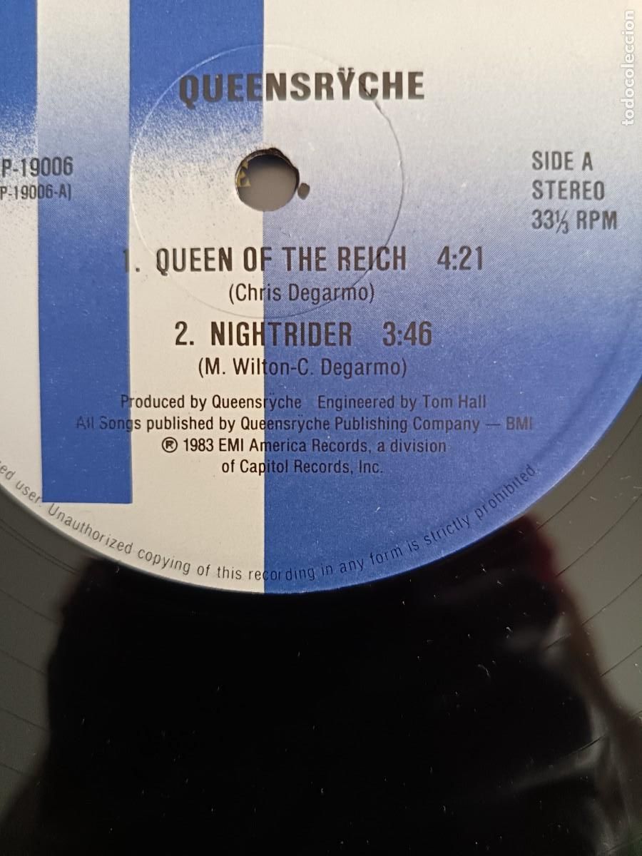 Discos de vinilo: EP Queensryche. EMI USA DLP 19006 - Foto 7