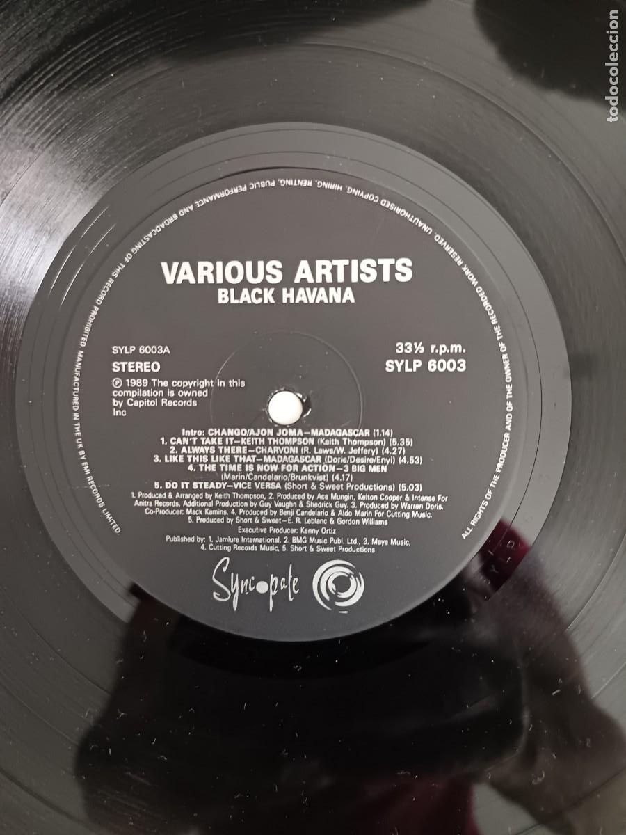 Discos de vinilo: LP Black Havana. Dance compilation. Inglaterra. - Foto 8