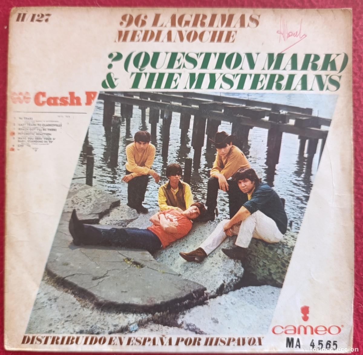 Discos de vinilo: ? (QUESTION MARK) & THE MYSTERIANS - 96 TEARS (96 LAGRIMAS) 7&rdquo; 1966 GARAGE ROCK & ROLL