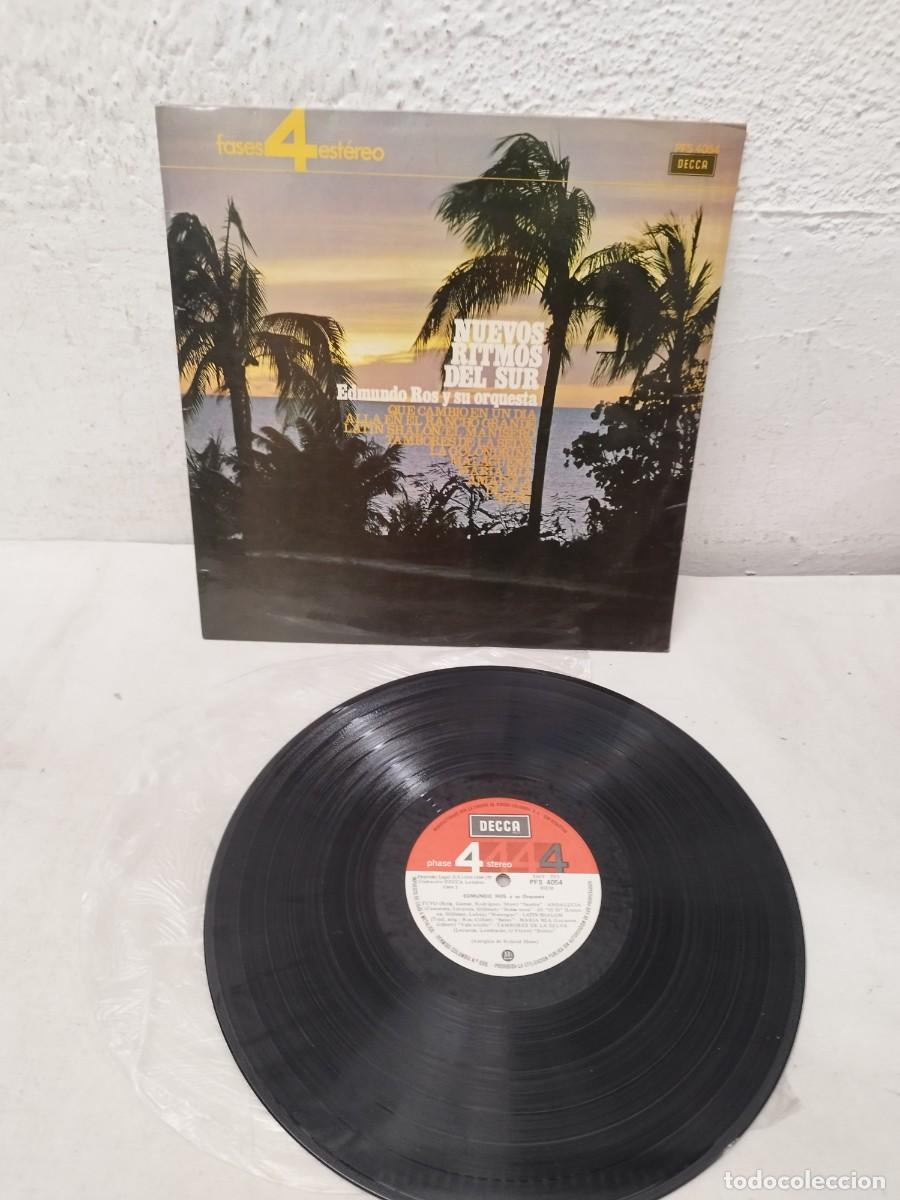 Discos de vinilo: Edmundo Ros Y Su Orquesta &ndash; Nuevos Ritmos Del Sur. Vinilo lp.