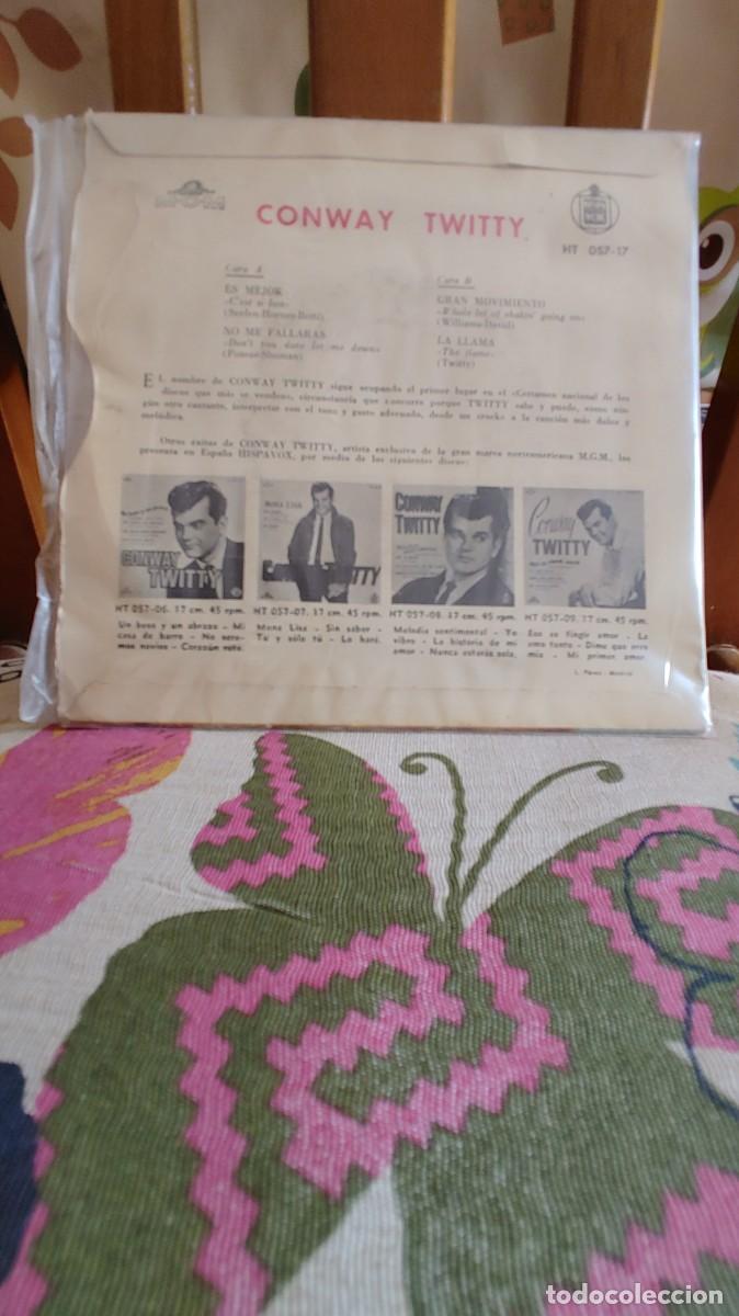 Discos de vinilo: CONWAY TWITTY-EP ES MEJOR +3 - Foto 2