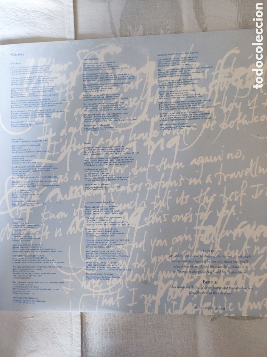 Discos de vinilo: ELTON JOHN - THE VERY BEST OF - Foto 4