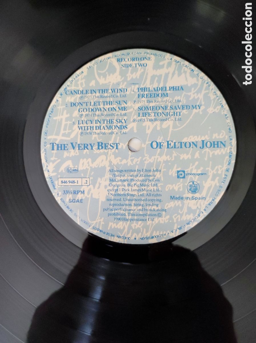 Discos de vinilo: ELTON JOHN - THE VERY BEST OF - Foto 7