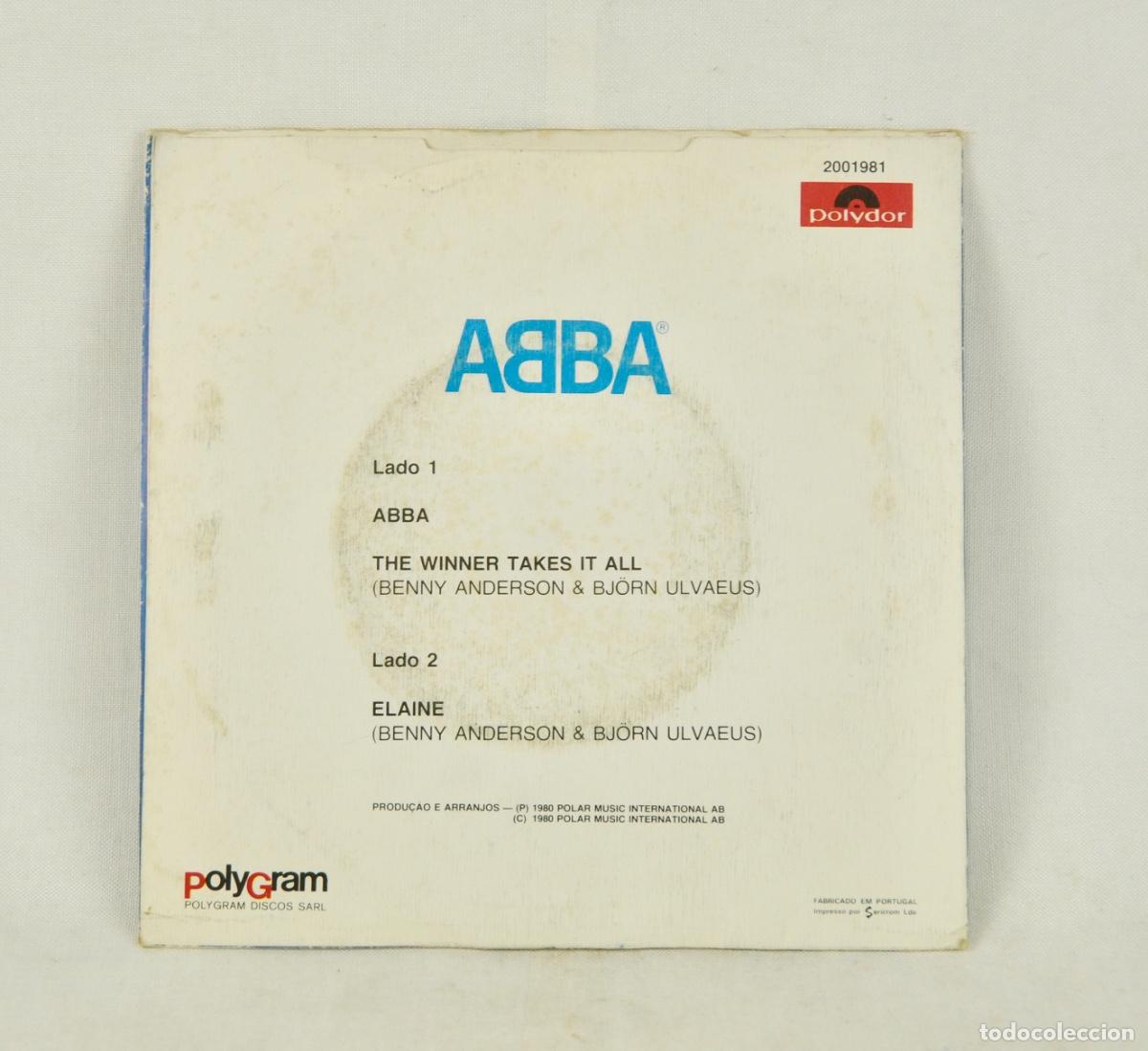 Discos de vinilo: ABBA - The winner takes it all - Foto 2