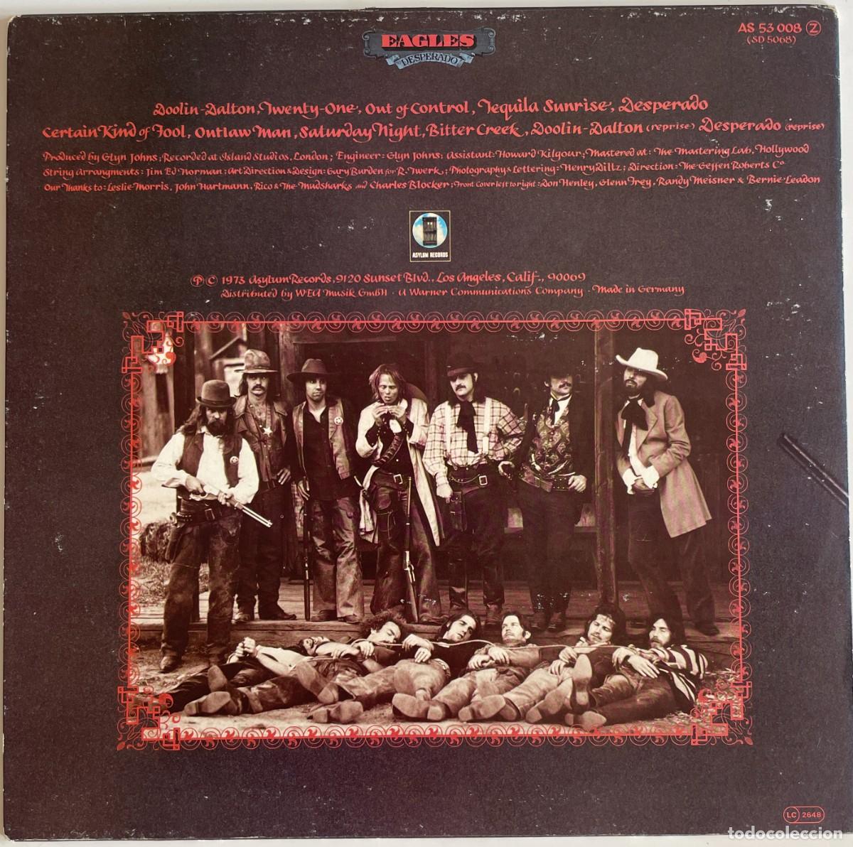 Discos de vinilo: LP Eagles &ndash; Desperado - Foto 2