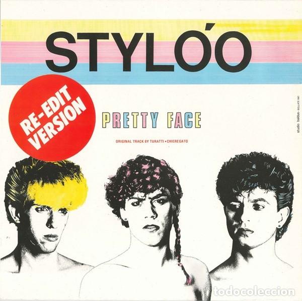 Discos de vinilo: Styl&oacute;o &ndash; Pretty Face (Re-Edit Version)-ITALY-1988-MAXI SINGLE