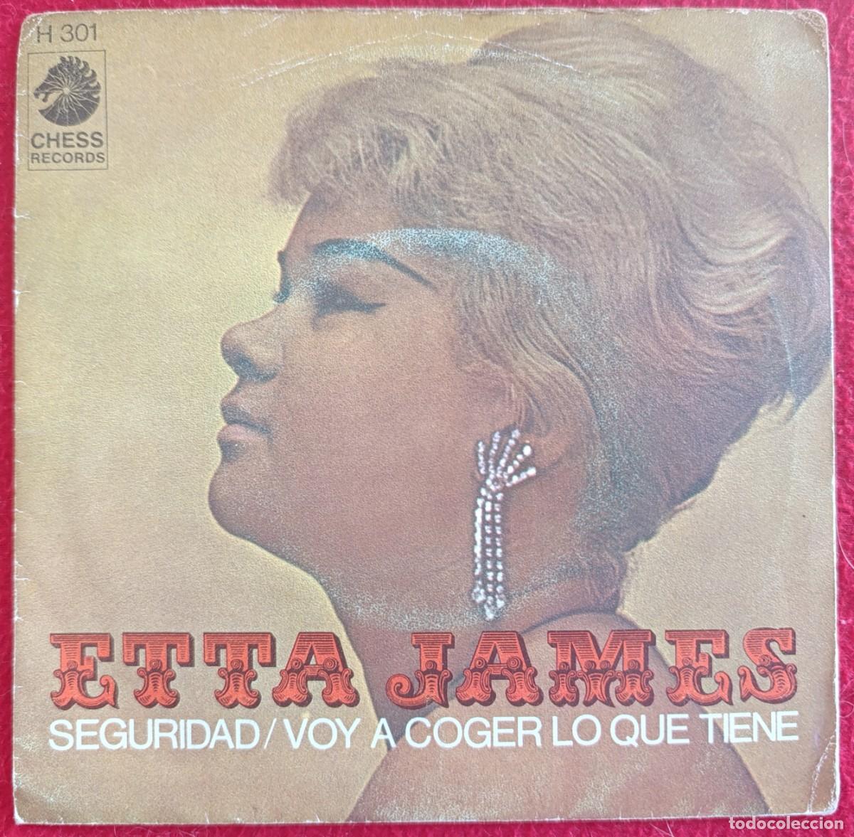Discos de vinilo: ETTA JAMES &ndash; SEGURIDAD / VOY A COGER LO QUE TIENE 7&rdquo; 1968 CHESS RECORDS BLUES SOUL
