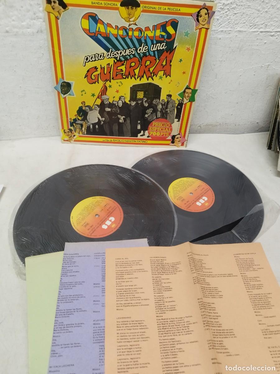 Discos de vinilo: Canciones Para Despu&eacute;s De Una Guerra - Banda Sonora Original De La Pel&iacute;cula. Vinilo doble lp.