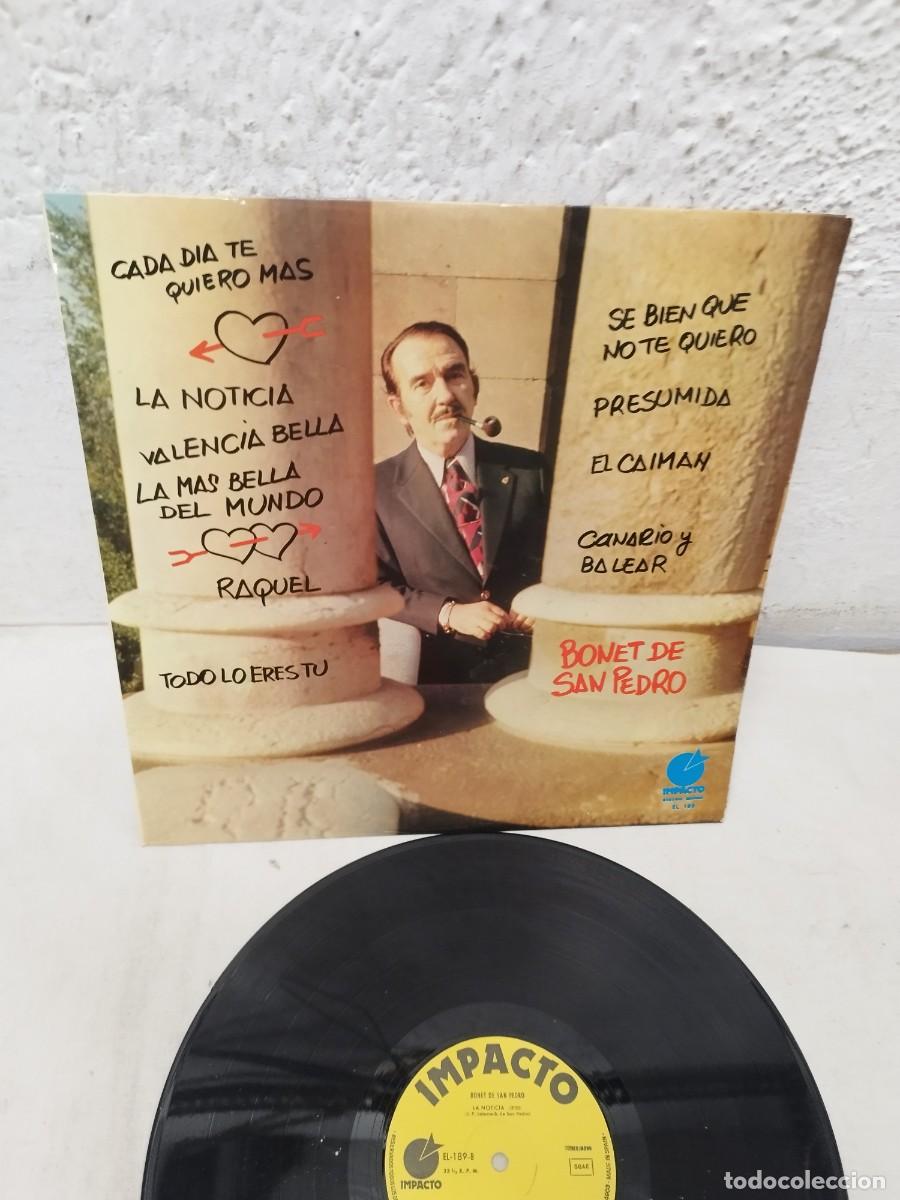 Discos de vinilo: Bonet de san Pedro. Valencia Bella&rdquo; y &rdquo;La M&aacute;s Bella del Mundo. Vinilo lp.