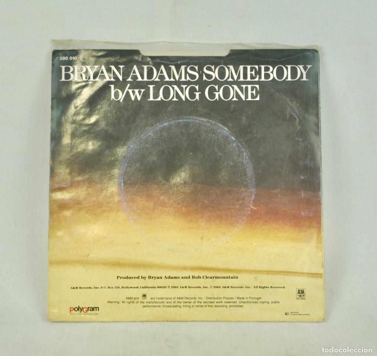 Discos de vinilo: Bryan Adams - Somebody - Foto 2