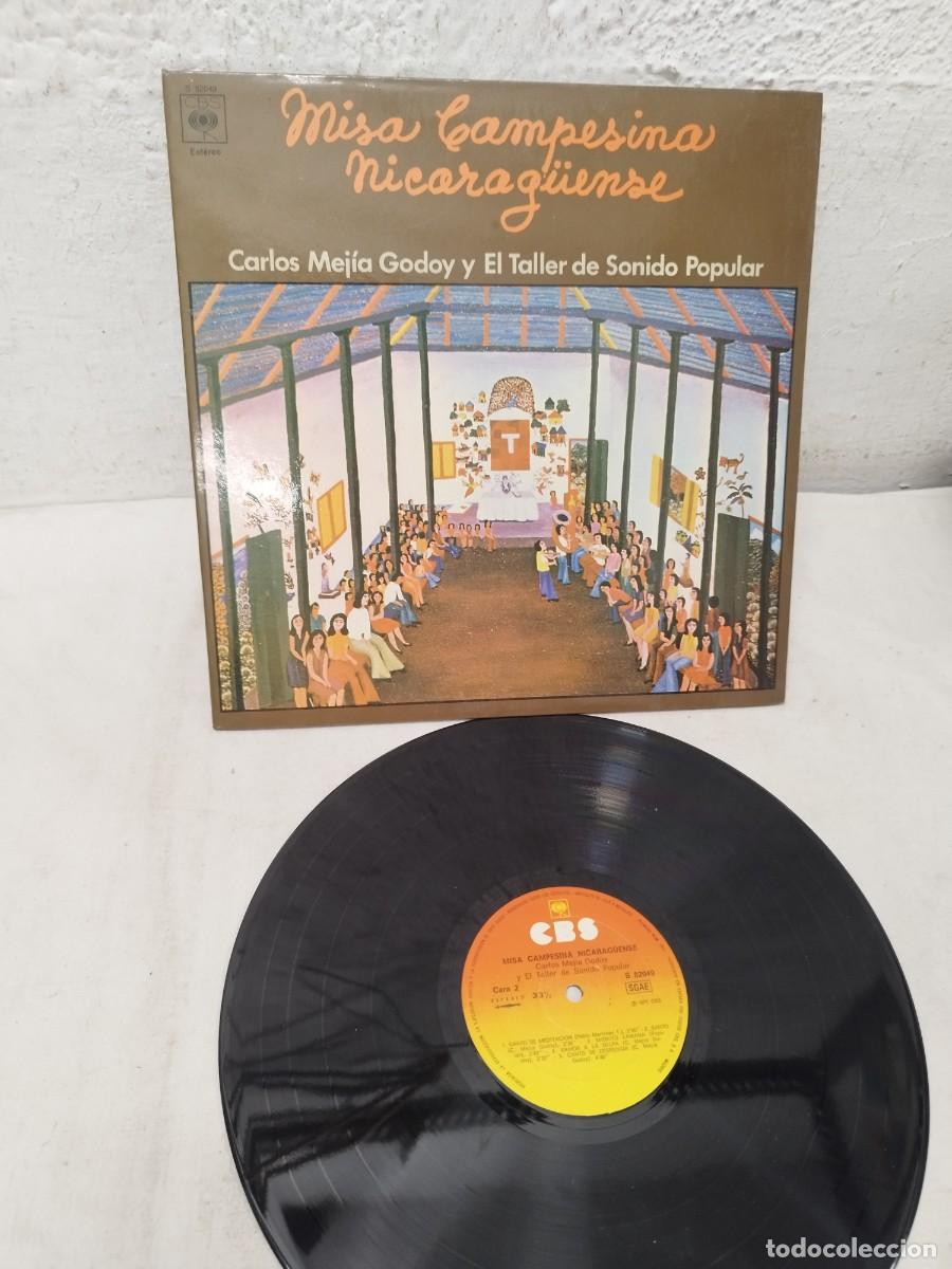 Discos de vinilo: Misa Campesina Nicarag&uuml;ense de Carlos Mej&iacute;a Godoy y El Taller de Sonido Popular. Vinilo lp.