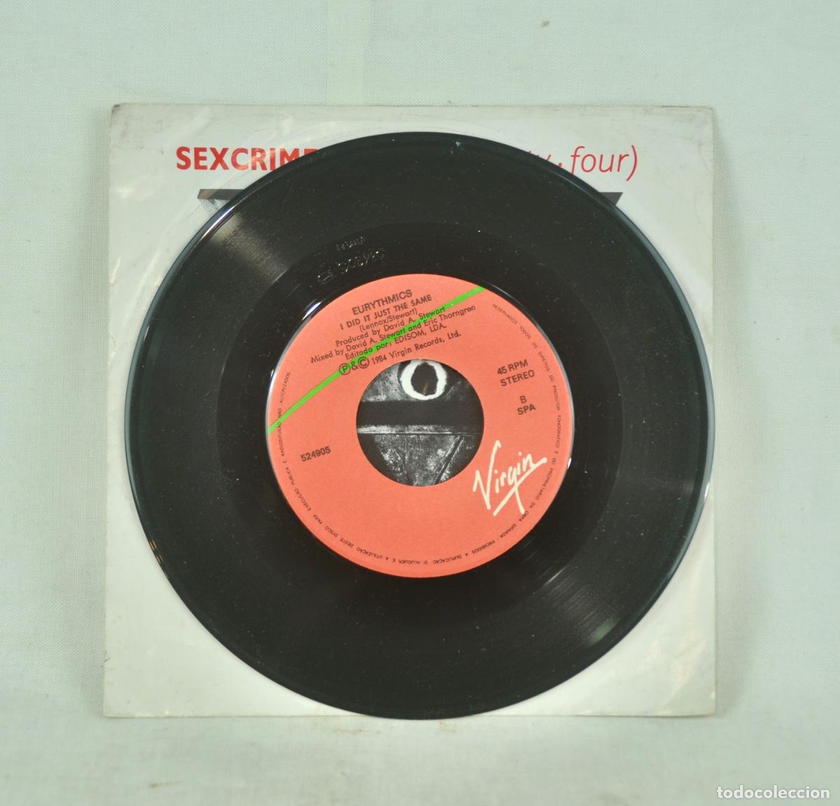Discos de vinilo: Eurythmics - sexcrime - Foto 3